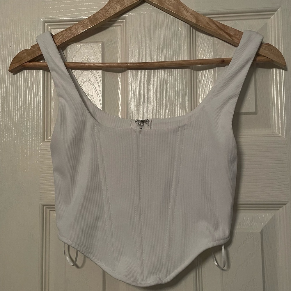 BB Dakota by Steve Madden- Maika Corset Crop Top